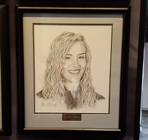 Helen Maroulis is the first woman to be featured in the Hall of Fame's gallery of Olympic gold medalists.