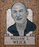 William J Weick granite plaque for social