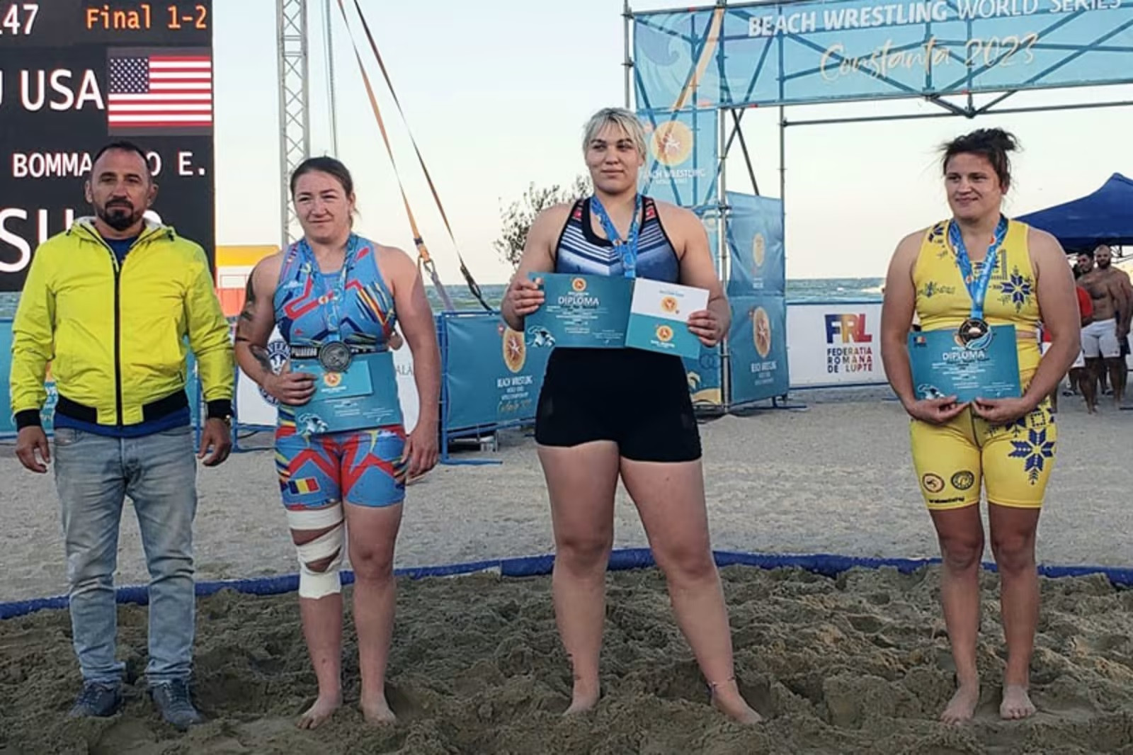 Bommarito Wins Historic First Gold for USA at Beach World Series